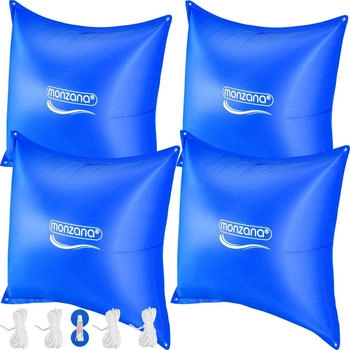 Monzana Set of 4 inflatable air pillows XL for winter cover
