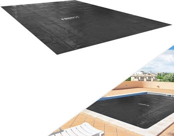 Arebos Solar cover square 549 x 274 cm black