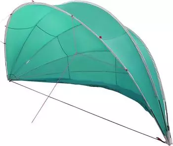 vidaXL Pool-Dome Blau 592x590x275cm