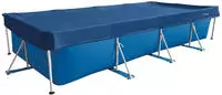 INTEX Poolabdeckung 450 x 220 cm Rechtwinklig PVC und PET