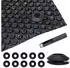 Melko Pool-Solarfolie Ø488cm Schwarz PVC (50006030)