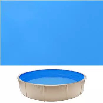VEVOR Poolinnenfolie Rund Ø360cm, 90cm Wandhöhe, 0,4mm PVC, Überlappend (360x90x0,4)
