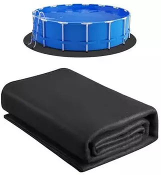 VEVOR Runde Poolunterlage 8,2m Geotextil, für oberirdische Schwimmbecken (27R)