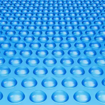 VEVOR Solarfolie Pool rechteckig 12,19x6,10m 0,4mm Blau (pool cover 400-40*20)