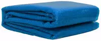 vidaXL Sonnendeck f&uuml;r Pools Extra Schwer &Oslash; 549 cm 400 &mu;m Rund PE Blau