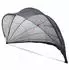 vidaXL Foldable polyester pool dome 592 x 590 x 275 cm black