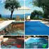 Vounot Double-layer rectangular pool cover 900 x 400 cm blue