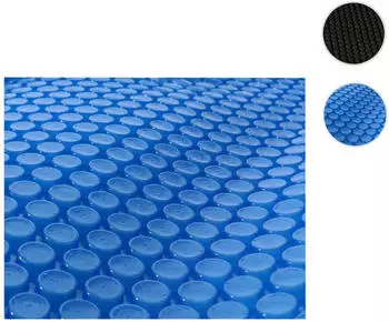 Mendler Pool-Solarabdeckplane 400&micro;m rechteckig 10x5m blau (66364)