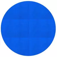 Ecd Germany Pool Solarfolie Rund &Oslash; 549 Cm Blau, Pool Solarabdeckplane 120&mu;m,