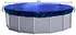 QUICK STAR Poolabdeckplane Rund Ø520cm für 420-460cm Pools, 200g/m² PE, UV-Resistent, Blau (84504)