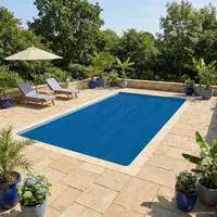 vidaXL Solar Poolabdeckung Hochwertig 800 x 500 cm 200 &mu;m Quadratisch