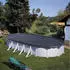 Gre Oval winter pool cover 730 x 375 cm black