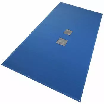 Vounot Double-layer rectangular pool cover with mesh 1000 x 500 cm