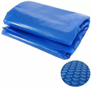 MCW Pool-Solarabdeckplane Rund 457cm 400&micro;m Blau