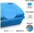 Unipool Premium Poolfolie für Ovalpool 570x300x150cm 0,6 mm Blau Einhängebiese