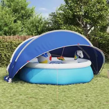 vidaXL Pool-Dome Gr&uuml;n 472x460x229cm