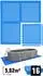 Eyepower Pool-Bodenschutzmatte 5,6m² EVA, 16 Matten 62x62cm, blau (16913)
