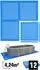 Eyepower Poolunterlage EVA-Matten 4,2m² 62x62cm rutschfest, 1cm dick (16912)