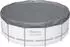 Bestway Premium Winterabdeckplane rund Ø370cm, grau (58949)