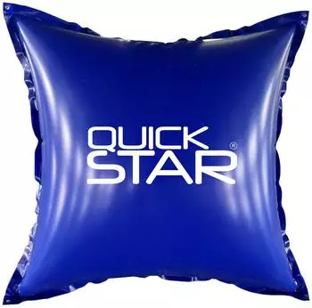 QUICK STAR Poolkissen eckig 120x120cm, PVC 0,44mm, blau (120x120)