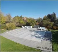 KWAD Pool-Abdeckplane "FLEX f&uuml;r Rechteckpools in der Gr&ouml;&szlig;e 6,0 x 3,0 m" in