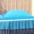 vidaXL Pool-Winterkissen aufblasbar 460x230x160cm blau PVC (42024535)
