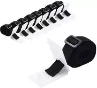 vidaXL Universal-Befestigungsb&auml;nder f&uuml;r Pool-Aufroller 8 Stk. 1,8 m