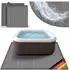 tillvex Whirlpool Bodenschutzmatte eckig 200cm grau (TVEWPU-001)
