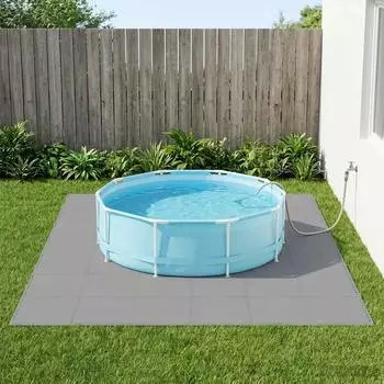 vidaXL Pool-Bodenschutzmatte EVA-Schaum grau 4,32m&sup2; 12 Stk.