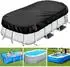 LuxusKollektion Poolabdeckung rechteckig UV-Schutz, schwarz, 265x175cm
