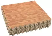 vidaXL Pool Bodenschutzmatte 12 stk. Holz 4,32 ㎡ EVA-Schaum