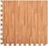 vidaXL Puzzle-Bodenschutzmatte 12 Stk., Holzoptik, 4,32m² EVA-Schaum (3433275)