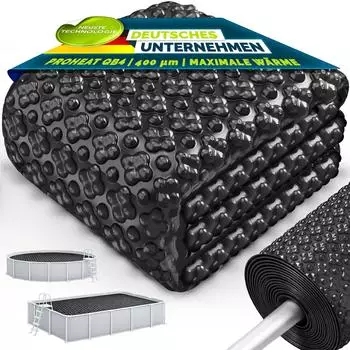 tillvex ProHeat QB4 Elite Pool-Solarfolie 400&micro;m rund &Oslash; 244cm (TVPHQB-021)