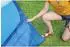 Bestway Bodenschutzplane 335x335cm, blau, quadratisch (58001)