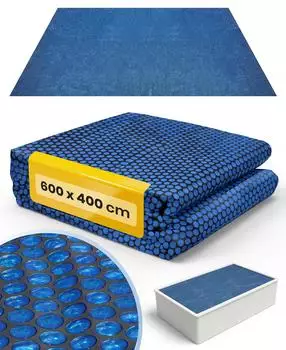Miganeo Pool-Solarfolie rechteckig 600x400cm schwarz/blau (40640)