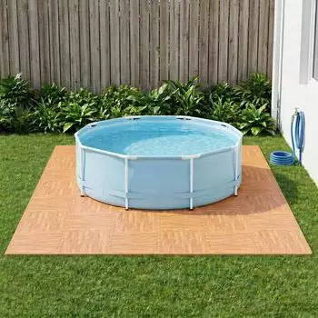 vidaXL Pool Bodenschutzmatte 50 Stk. Holzoptik 18m² EVA-Schaum (3433287)