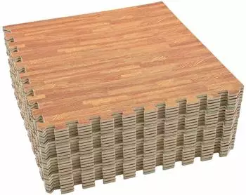 vidaXL Puzzle-Übungsmatten EVA-Schaum 8,64m² 24 Stk. braun (3433279)