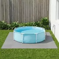 vidaXL Pool Bodenschutzmatte 40 stk. Grau 14,4 m&sup2; EVA-Schaum
