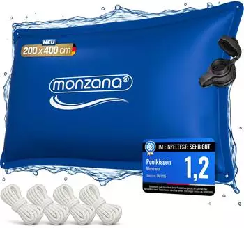 Monzana Pool-Kissen XXXL rechteckig 400x200cm, chlorbest&auml;ndig, bis -20&deg;C (110286)