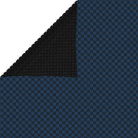 vidaXL Treibende Pool-Solarplane PE 260x160 cm Schwarz und Blau