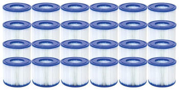 Bestway LAY-Z-SPA Xtras Filterkartusche Gr. VI 10,6x8cm 24er-Sparset