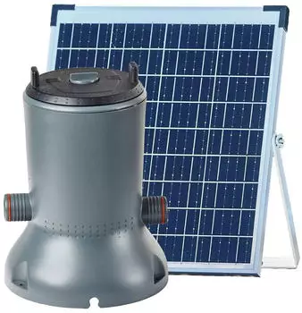 Summer Fun Solar Pool-Kartuschenfilter 1000 l/h inkl. Solarmodul