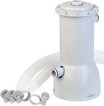 Gre Kartuschenfilteranlage mit Aqualoon 3,5m³/h grau