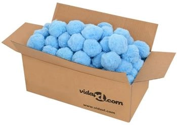 vidaXL Pool-Filterbälle Antibakteriell Blau 700 g Polyethylen (93817)