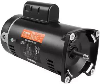 VEVOR Poolpumpenmotor 1PS 56Y-Rahmen 115/230V 3450U/min 90&mu;F/250V