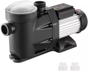 VEVOR Schwimmbadpumpe Doppelgeschwindigkeit 1800W 33000l/h (SPP250E-II)