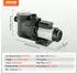 VEVOR Schwimmbadpumpe Doppelgeschwindigkeit 1800W 33000l/h (SPP250E-II)