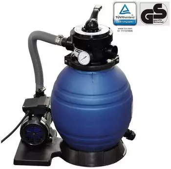 vidaXL Sandfilterpumpe 400 W 11.000 L/h 90291