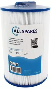 AllSpares Whirlpool Filterkartusche, kompatibel mit Sundance 373043 (AS-SPA350)