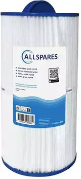 AllSpares Whirlpool Filterkartusche für Filtrinov MX-18, MX-25 (AS-POOL060)